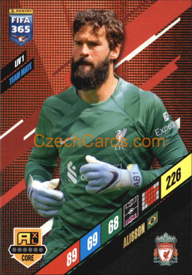 Alisson 2024 Panini FIFA 365  Adrenalyn XL LIV1