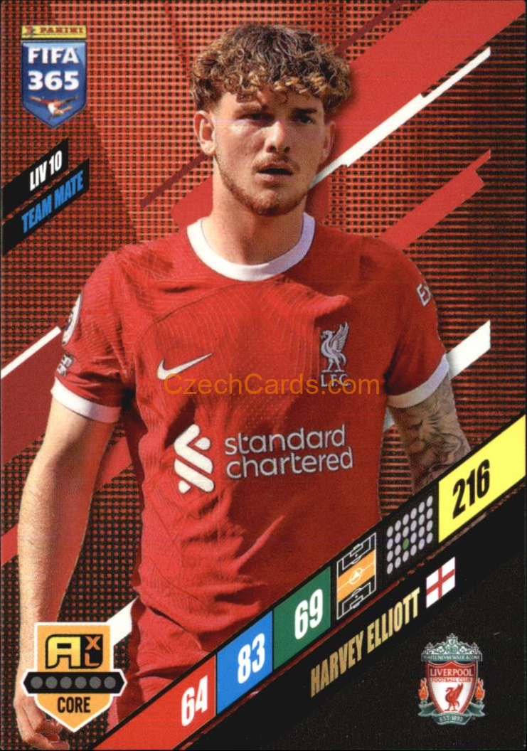 Harvey Elliott 2024 Panini FIFA 365  Adrenalyn XL LIV10