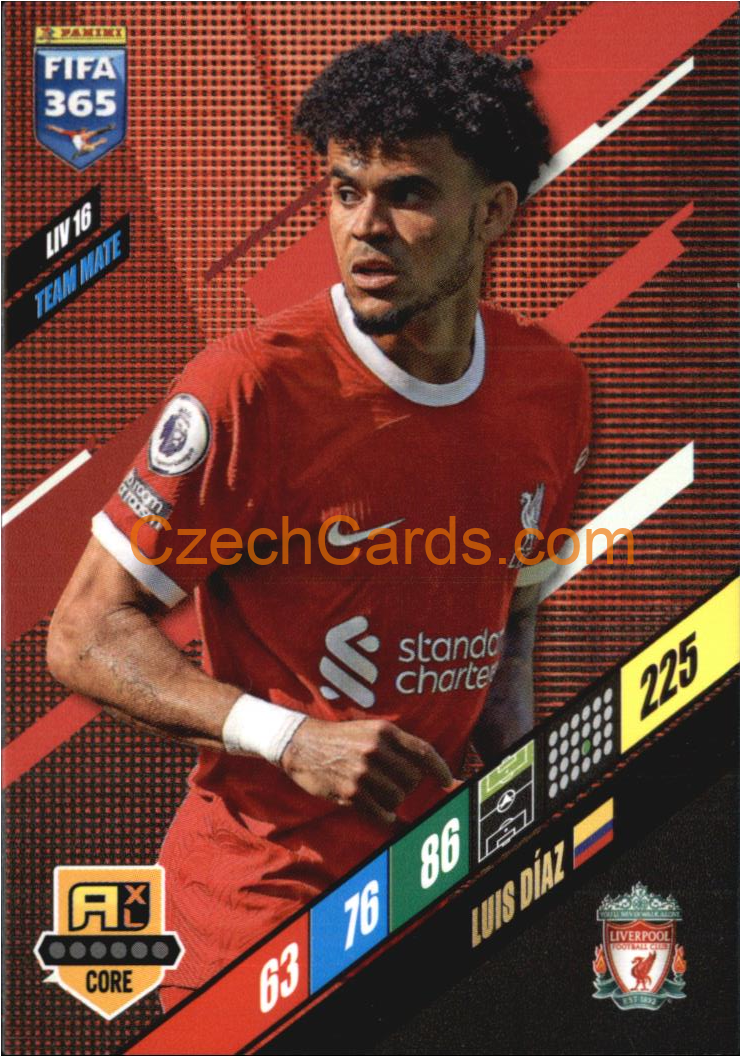 Luis Díaz 2024 Panini FIFA 365  Adrenalyn XL LIV16