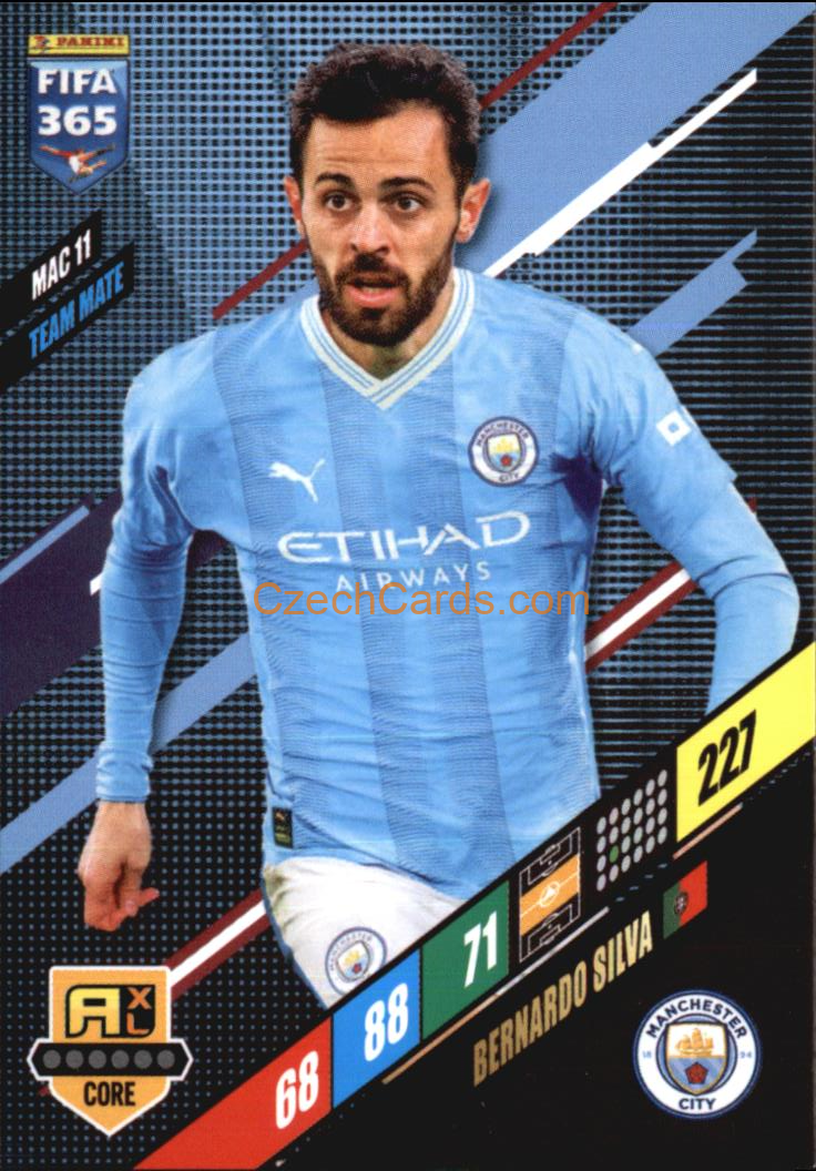 Bernardo Silva 2024 Panini FIFA 365  Adrenalyn XL MAC11