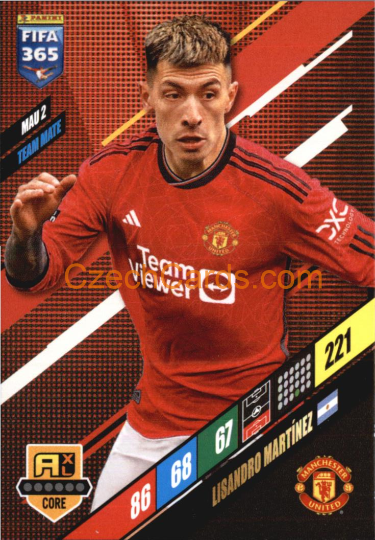 Lisandro Martínez 2024 Panini FIFA 365  Adrenalyn XL MAU2