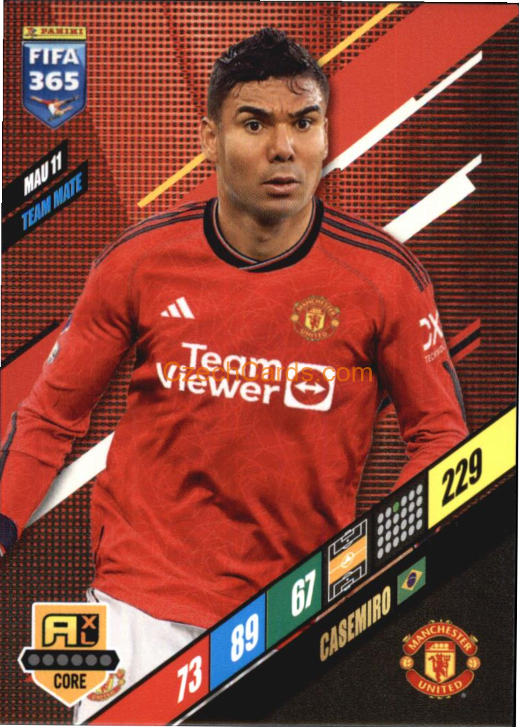 Casemiro 2024 Panini FIFA 365  Adrenalyn XL  MAU11