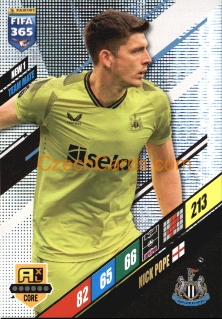 Nick Pope 2024 Panini FIFA 365  Adrenalyn XL NEW1