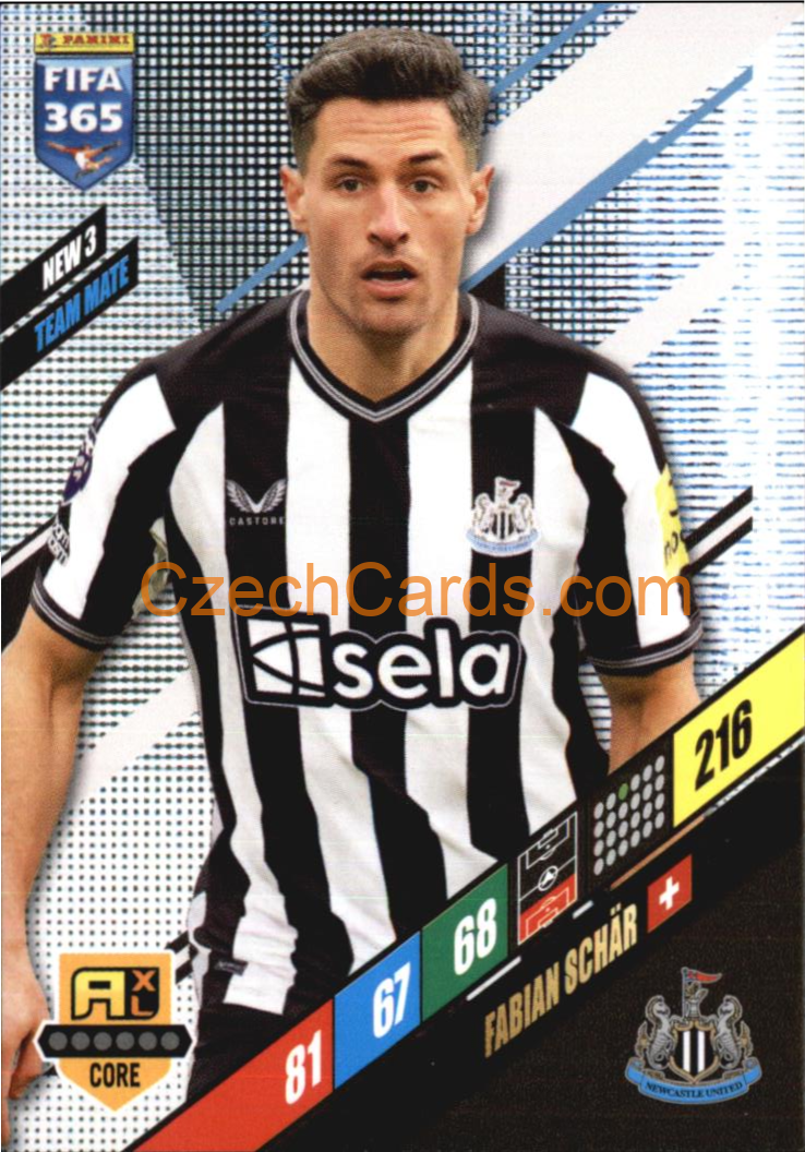 Fabian Schär 2024 Panini FIFA 365  Adrenalyn XL NEW3