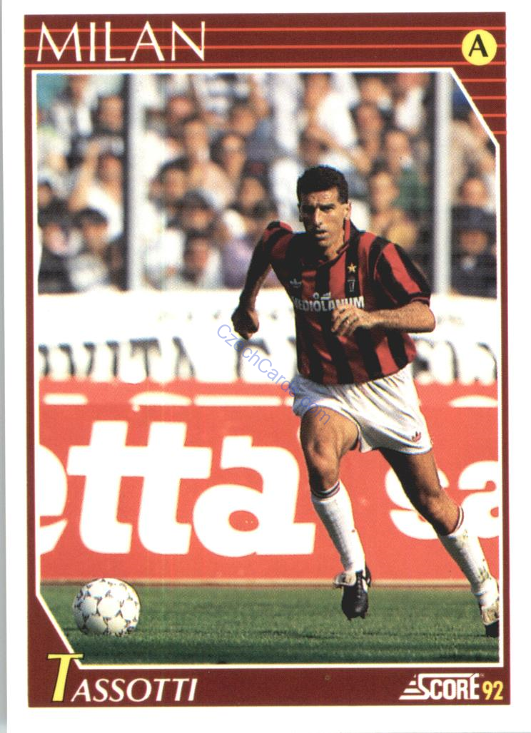 Mauro Tassotti 1992 Score Italian League #167