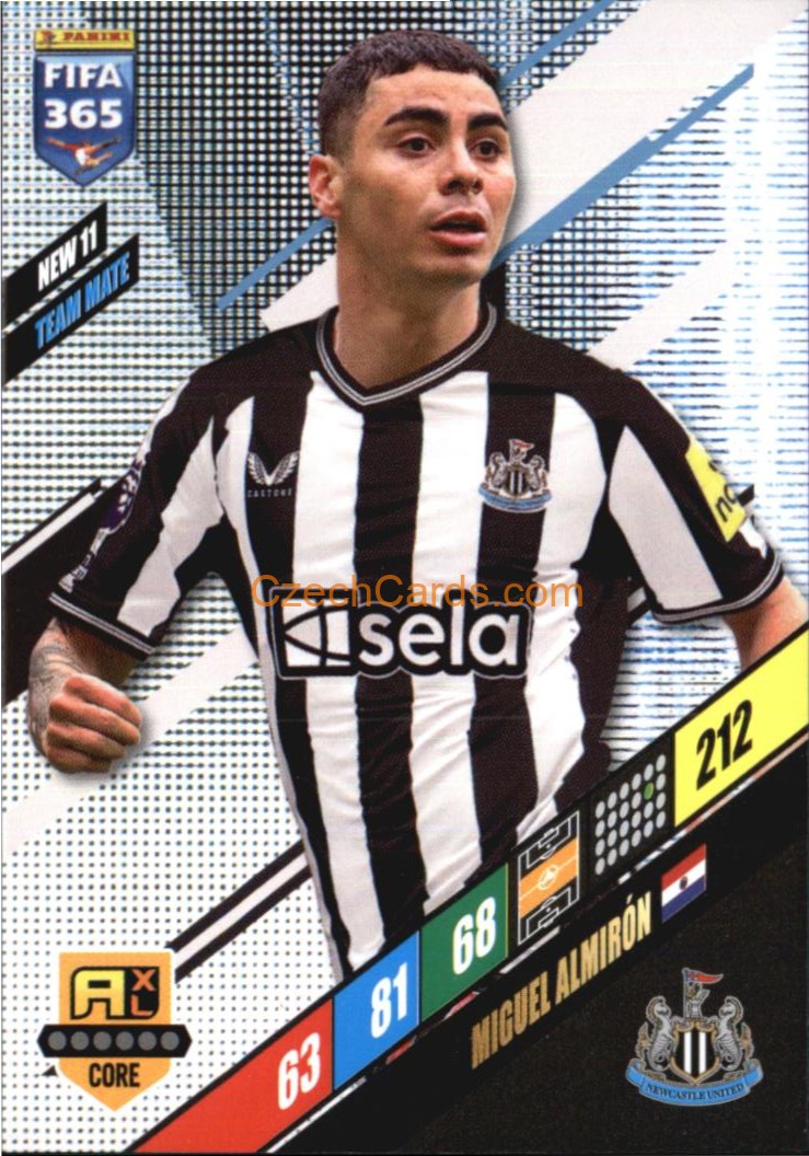 Miguel Almirón 2024 Panini FIFA 365  Adrenalyn XL NEW11