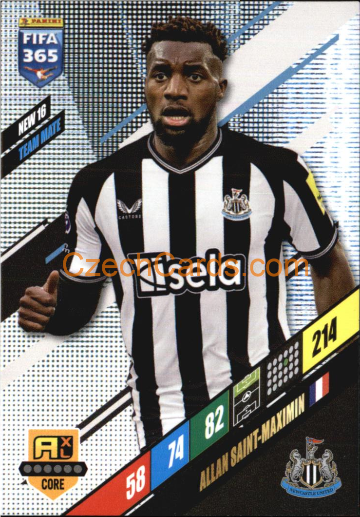 Allan Saint-Maximin 2024 Panini FIFA 365  Adrenalyn XL NEW16