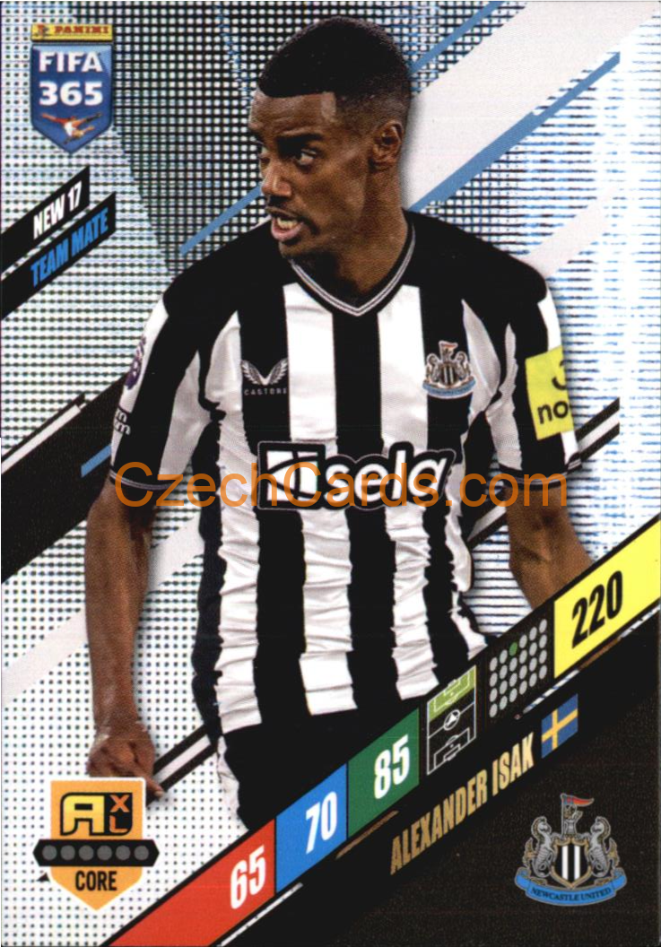 Alexander Isak 2024 Panini FIFA 365  Adrenalyn XL NEW17