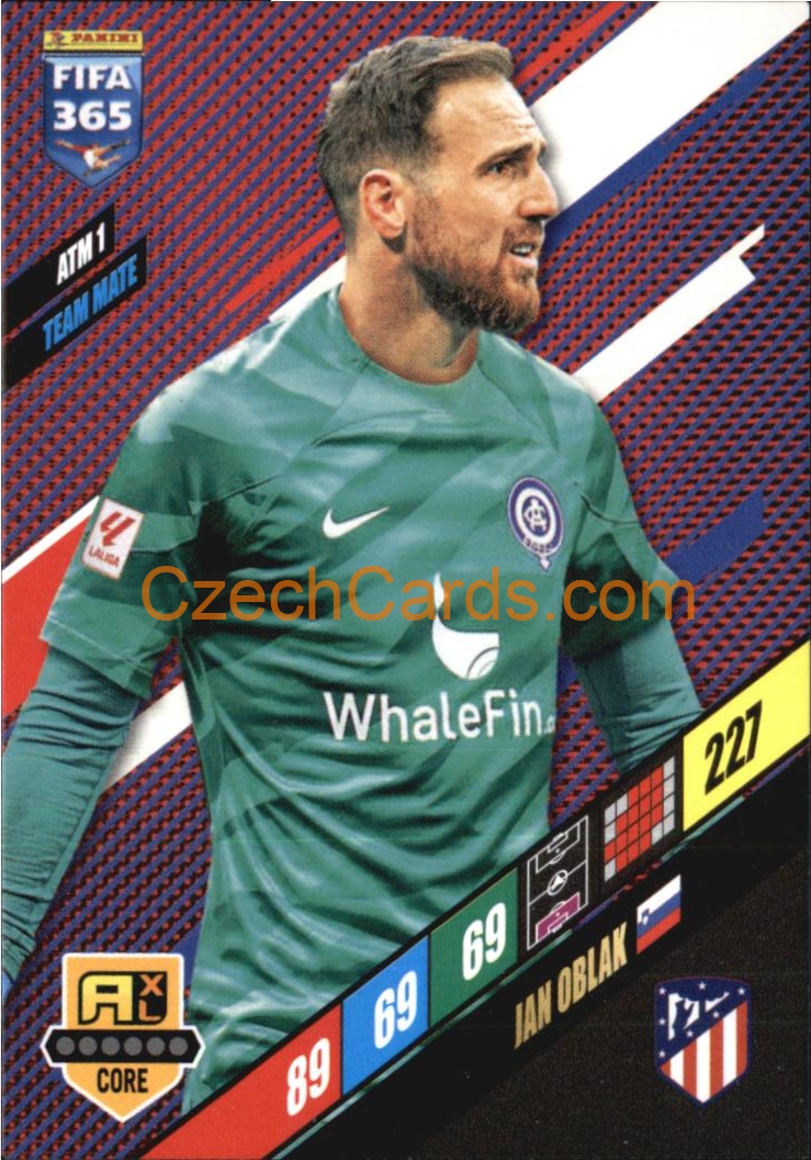Jan Oblak 2024 Panini FIFA 365  Adrenalyn XL ATM1