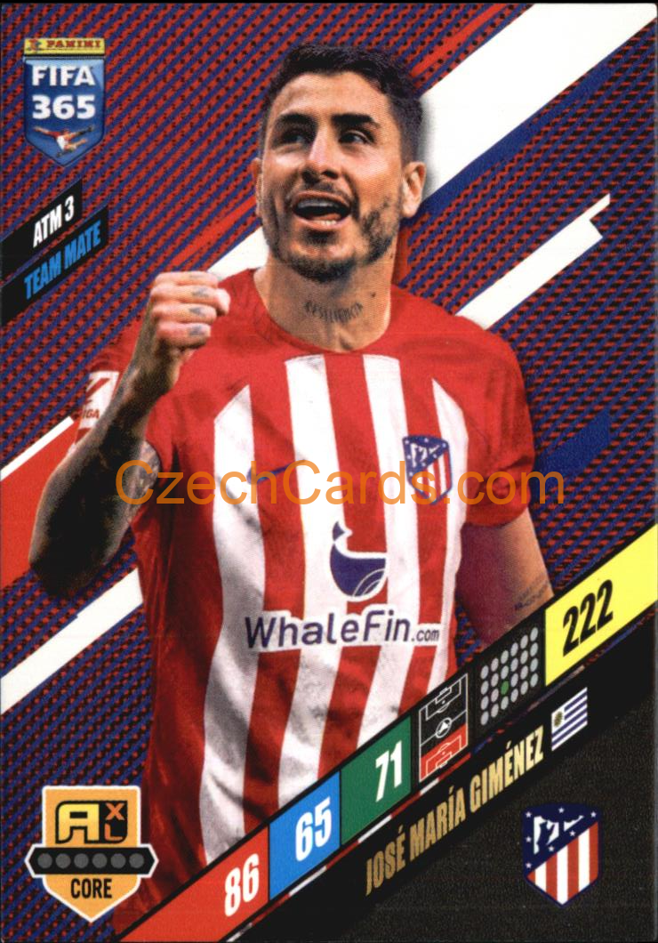 José María Giménez 2024 Panini FIFA 365  Adrenalyn XL ATM3
