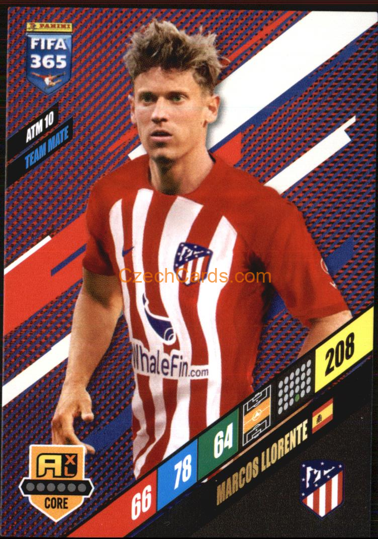 Marcos Llorente 2024 Panini FIFA 365  Adrenalyn XL ATM10