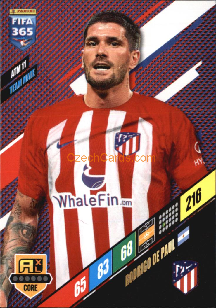 Rodrigo De Paul 2024 Panini FIFA 365  Adrenalyn XL ATM11
