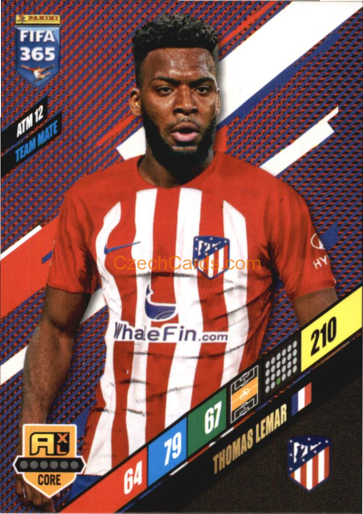 Thomas Lemar 2024 Panini FIFA 365  Adrenalyn XL ATM12