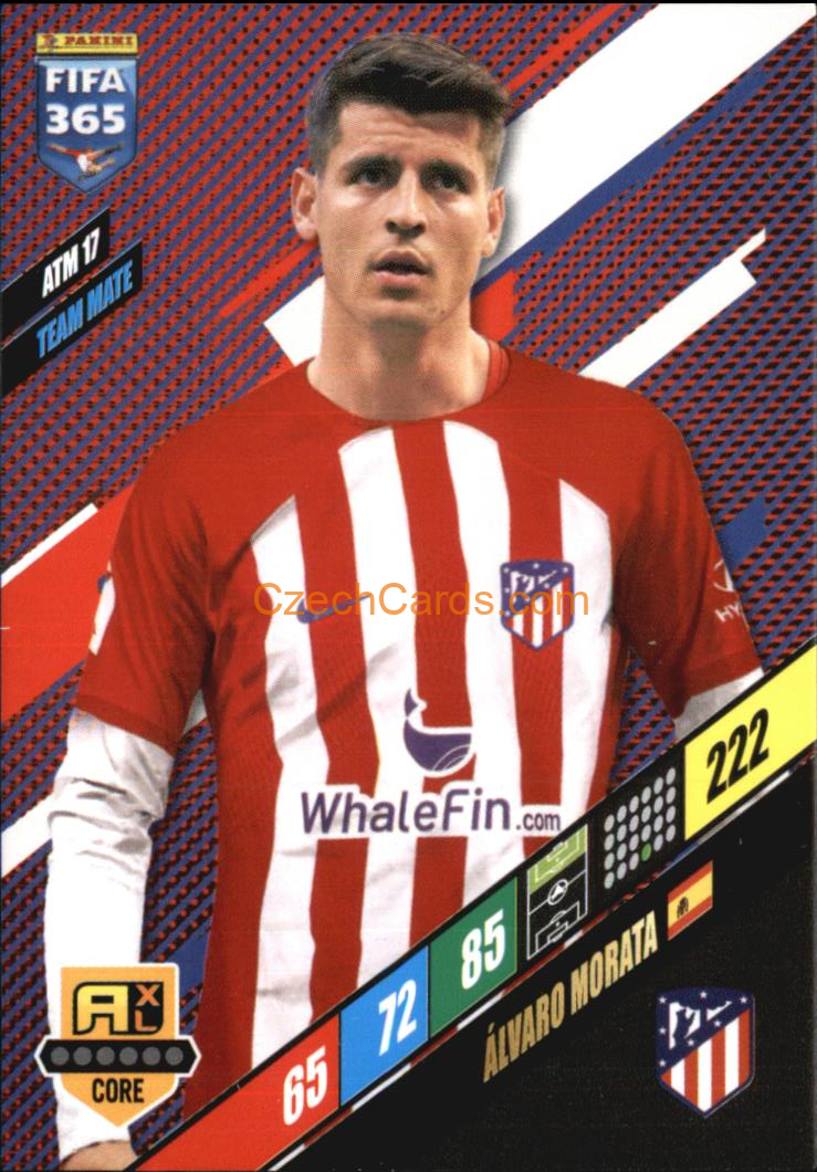 Álvaro Morata 2024 Panini FIFA 365  Adrenalyn XL ATM17