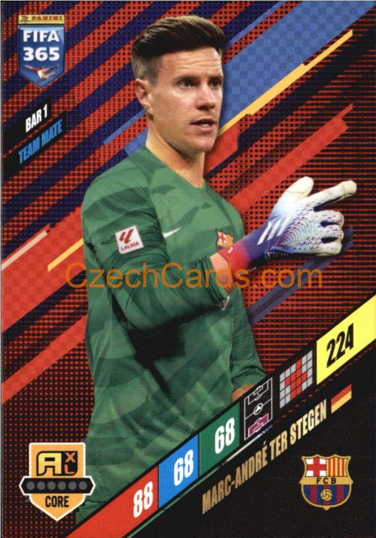 Marc-André ter Stegen 2024 Panini FIFA 365  Adrenalyn XL BAR1