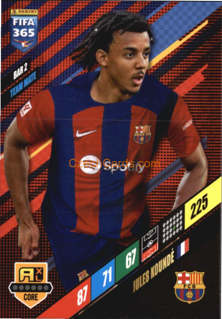 Joules Koundé 2024 Panini FIFA 365  Adrenalyn XL BAR2