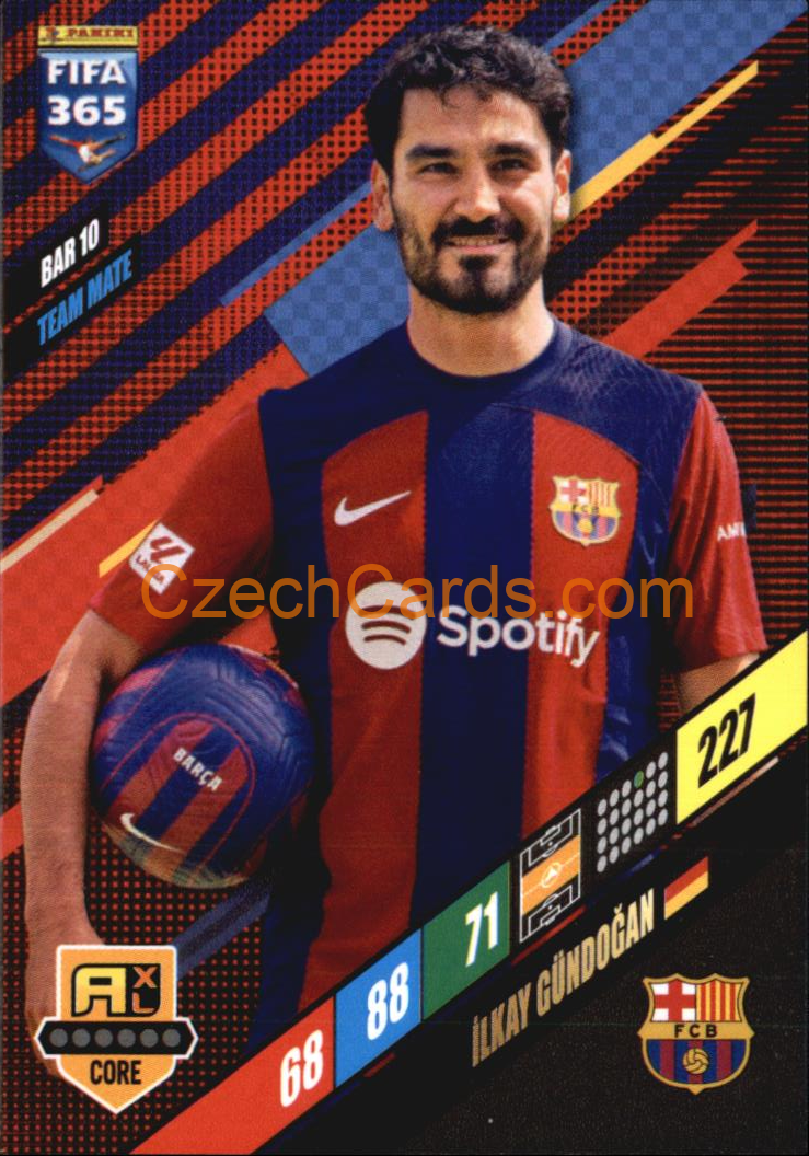 İlkay Gündoğan 2024 Panini FIFA 365  Adrenalyn XL BAR10