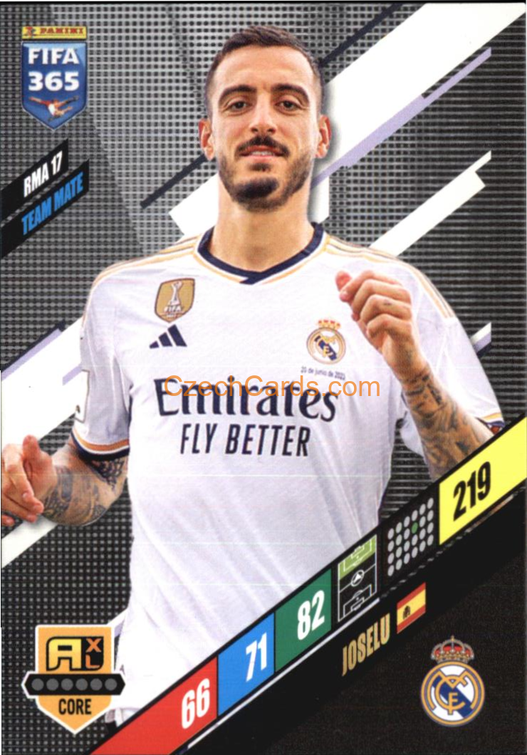 Joselu 2024 Panini FIFA 365  Adrenalyn XL RMA17