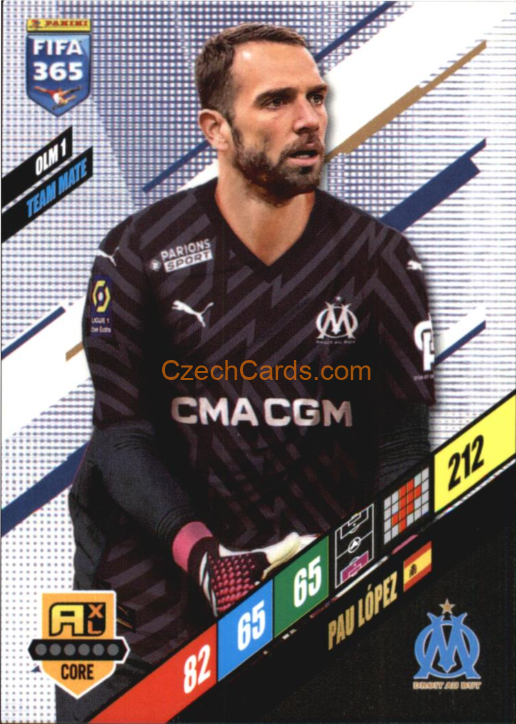Pau López 2024 Panini FIFA 365  Adrenalyn XL OLM1
