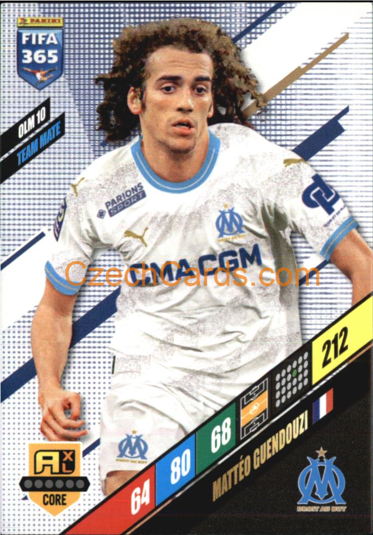 Mattéo Guendouzi 2024 Panini FIFA 365  Adrenalyn XL OLM10
