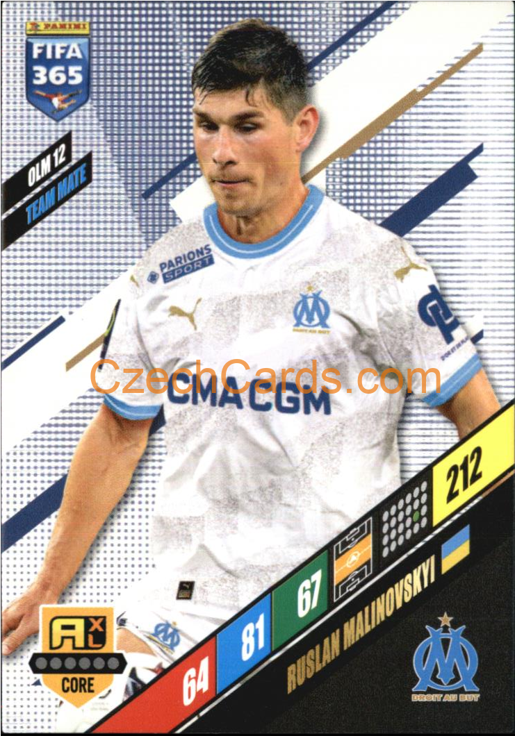 Ruslan Malinovskyi 2024 Panini FIFA 365  Adrenalyn XL OLM12