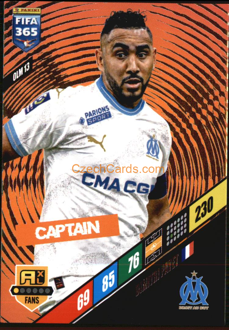 Dimitri Payet 2024 Panini FIFA 365  Adrenalyn XL Captain OLM13