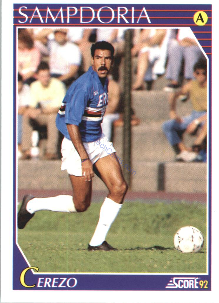 Antonio Carlos Cerezo 1992 Score Italian League #233