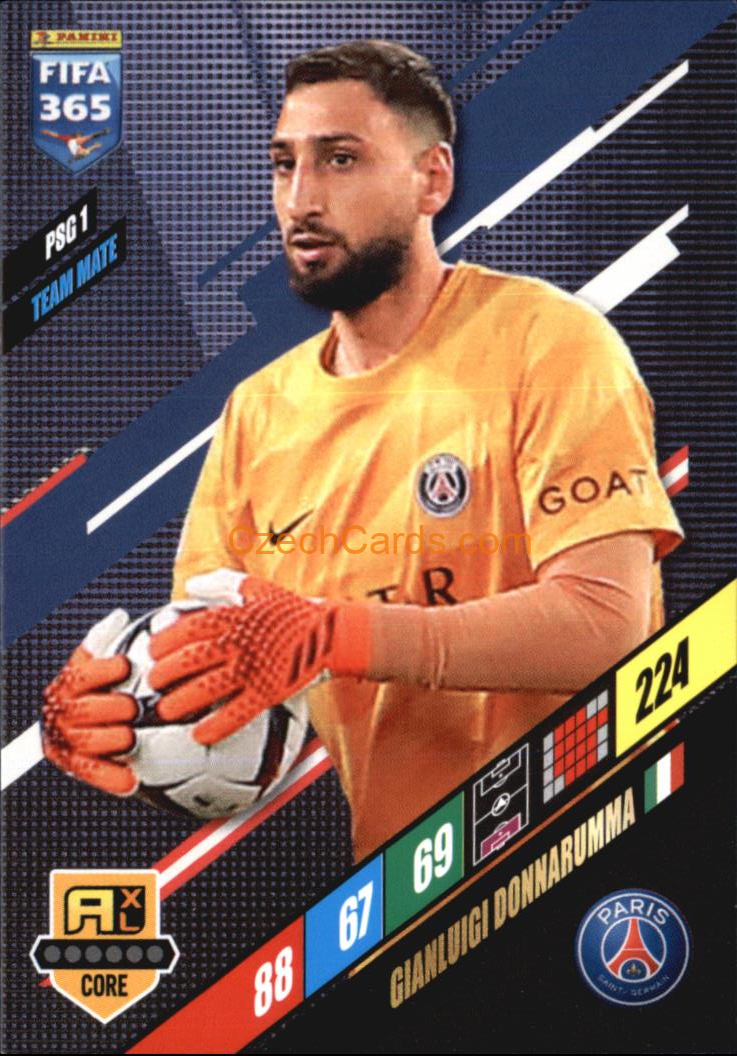 Gianluigi Donnarumma 2024 Panini FIFA 365  Adrenalyn XL PSG1