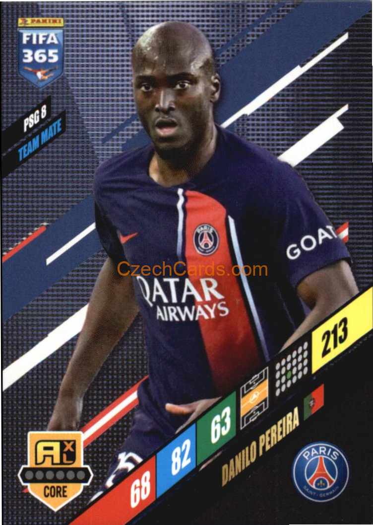 Danilo Pereira 2024 Panini FIFA 365  Adrenalyn XL PSG8