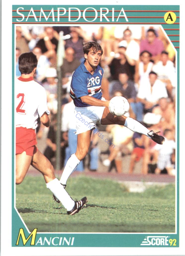 Roberto Mancini 1992 Score Italian League #235