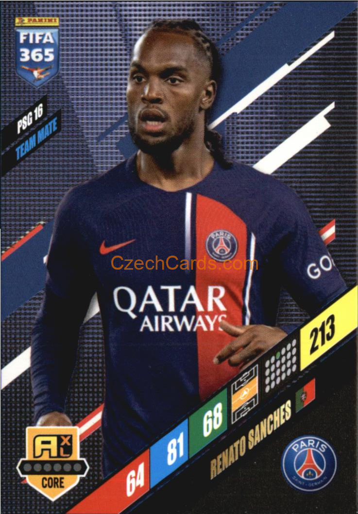 Renato Sanches 2024 Panini FIFA 365  Adrenalyn XL PSG16
