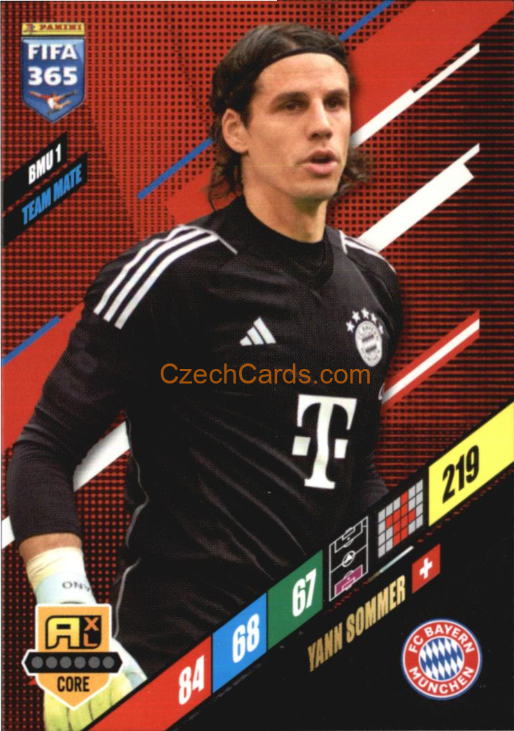 Yann Sommer 2024 Panini FIFA 365  Adrenalyn XL BMU1