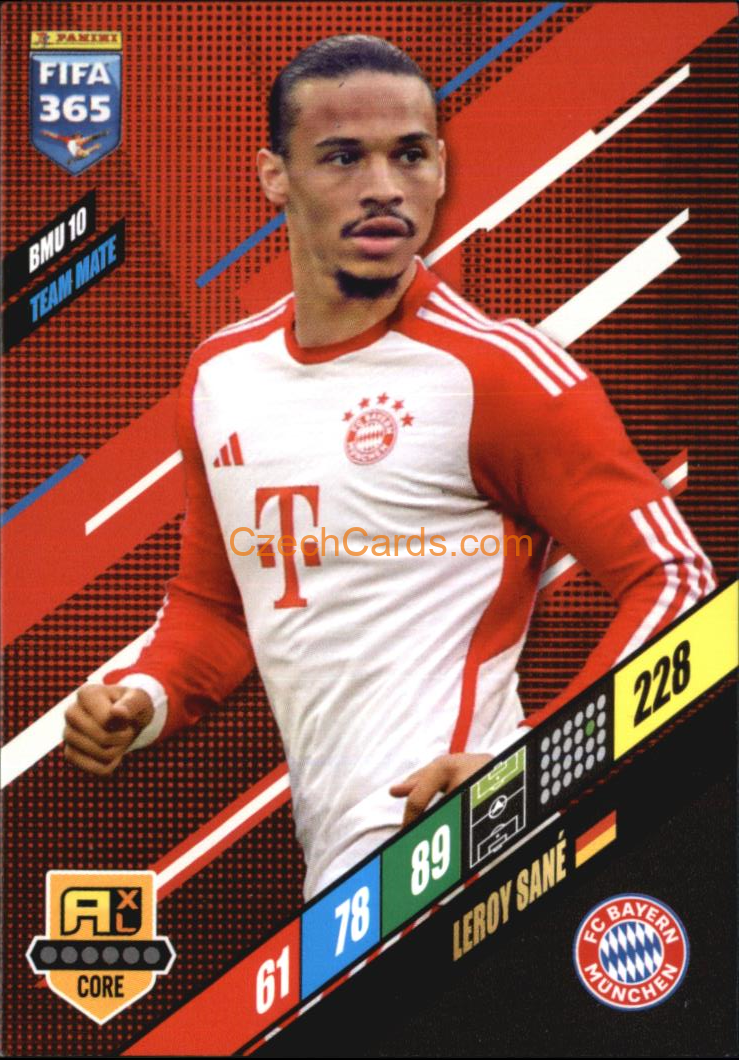 Leroy Sané 2024 Panini FIFA 365  Adrenalyn XL BMU10