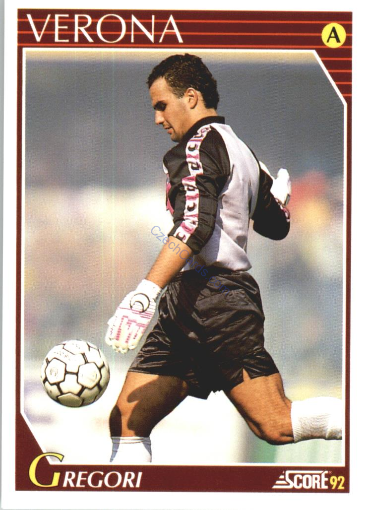 Attilio Gregori 1992 Score Italian League #256