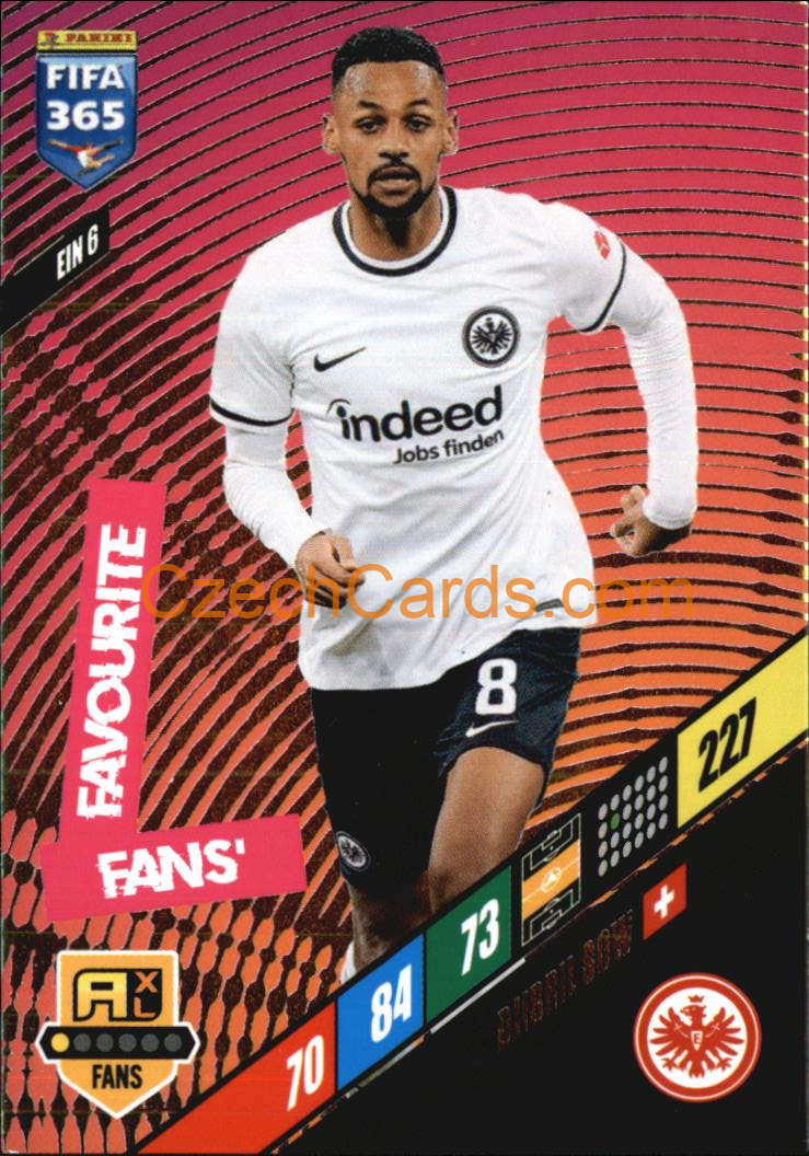 Djibril Sow 2024 Panini FIFA 365  Adrenalyn XL Fans EIN6