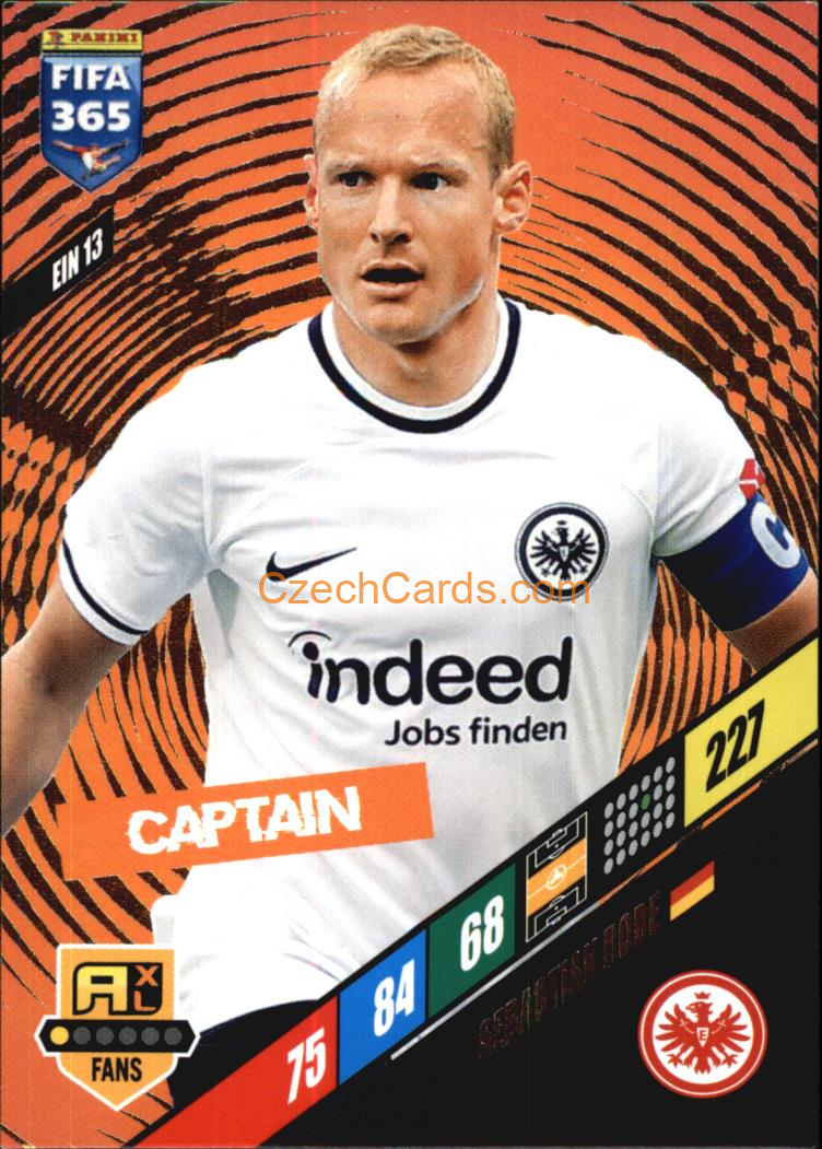 Sebastian Rode 2024 Panini FIFA 365  Adrenalyn XL Captain EIN13