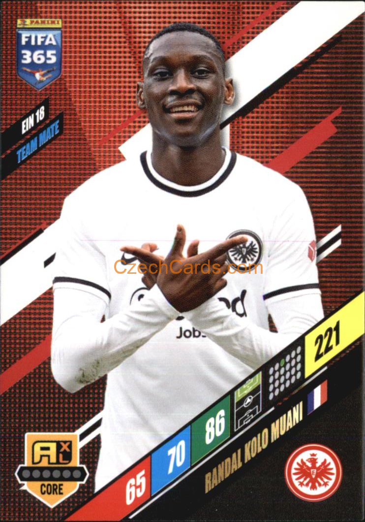 Randal Kolo Muani 2024 Panini FIFA 365  Adrenalyn XL EIN18