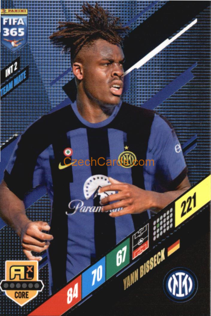 Yann Bisseck 2024 Panini FIFA 365  Adrenalyn XL INT2