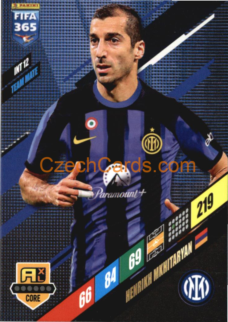 Henricj Mkhitaryan 2024 Panini FIFA 365  Adrenalyn XL INT12