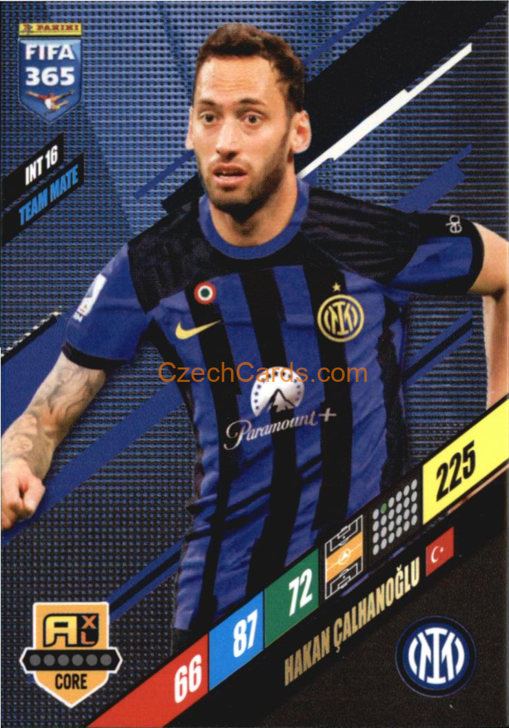 Hakan Çalhanoğlu 2024 Panini FIFA 365  Adrenalyn XL INT16
