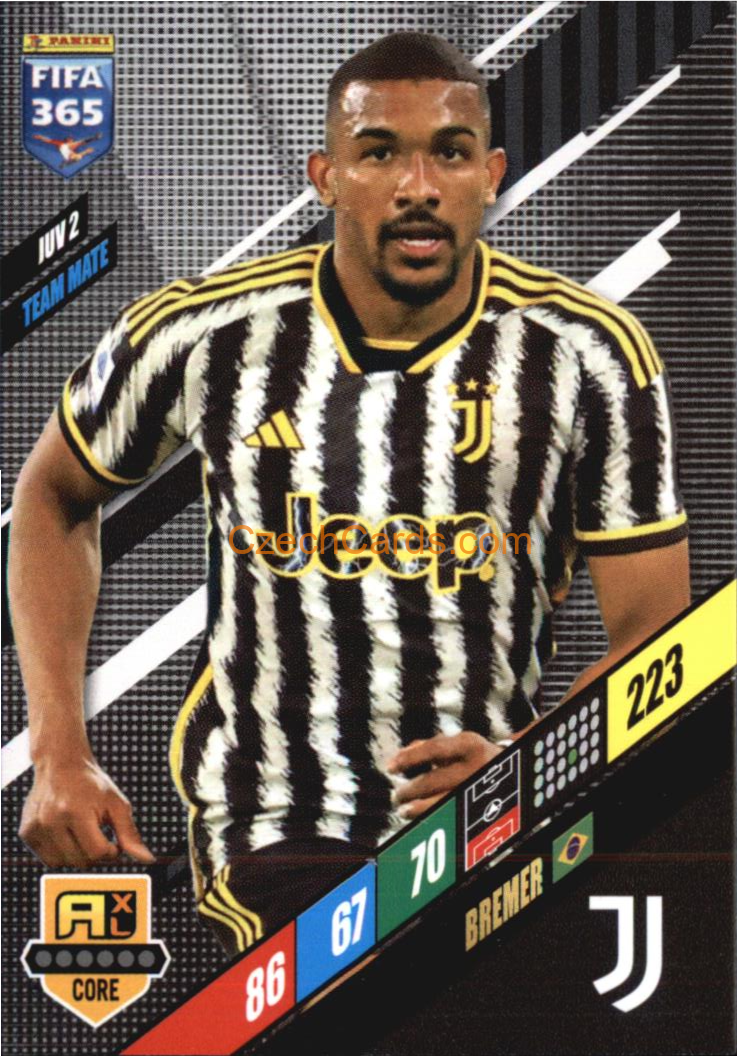 Bremer 2024 Panini FIFA 365  Adrenalyn XL JUV2