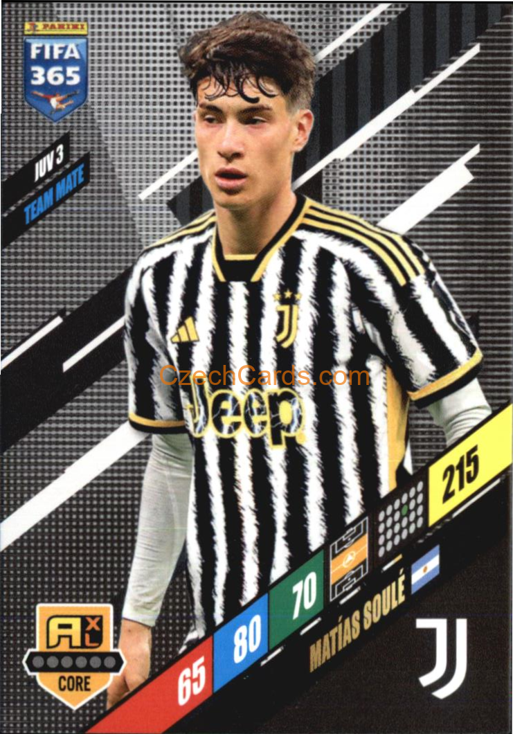 Matias Soulé 2024 Panini FIFA 365  Adrenalyn XL JUV3