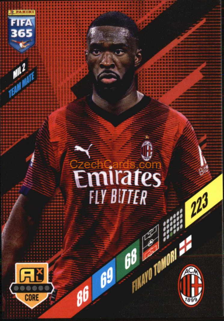 Fikayo Tomori 2024 Panini FIFA 365  Adrenalyn XL MIL2