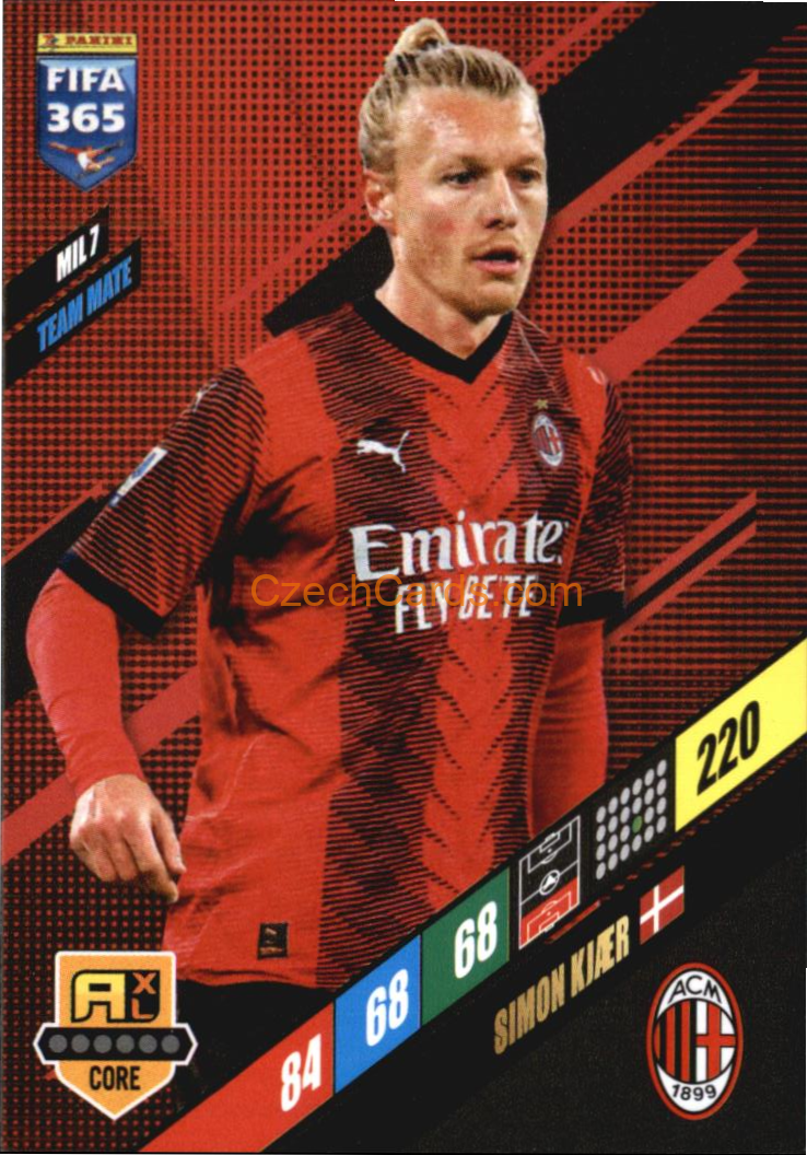 Simon Kjaer 2024 Panini FIFA 365  Adrenalyn XL MIL7