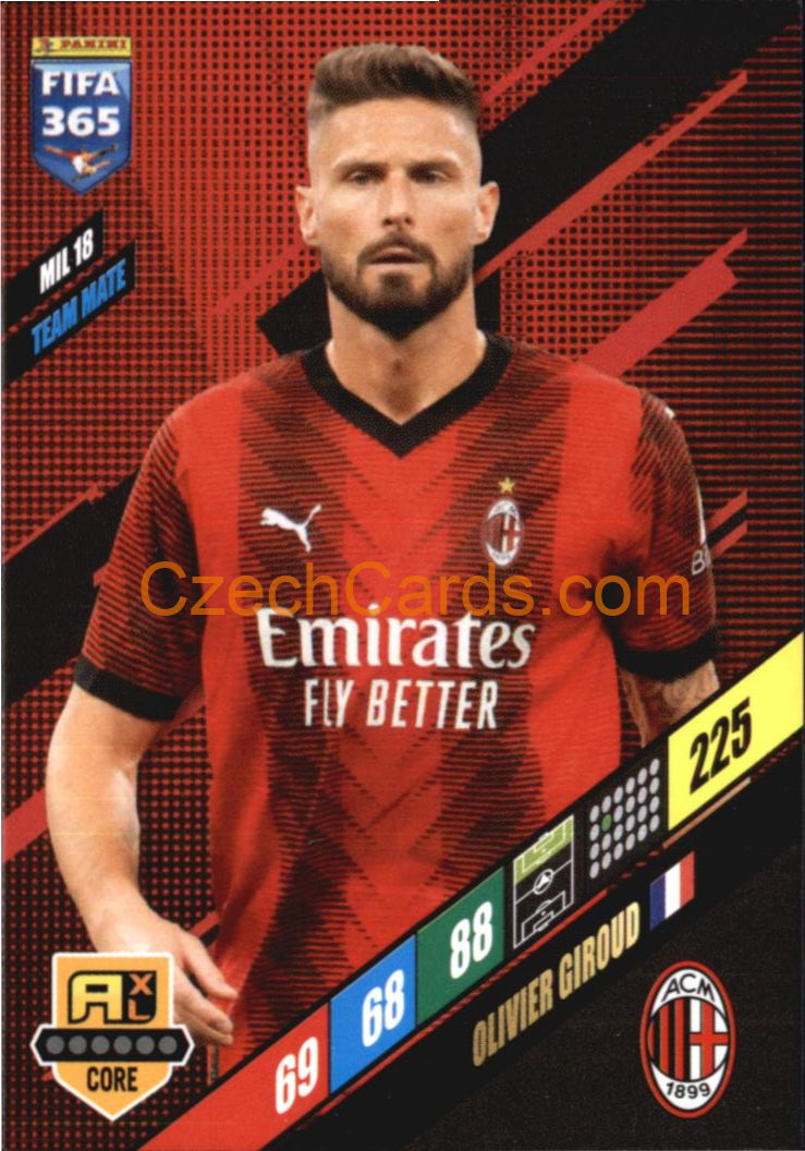 Olivier Giroud 2024 Panini FIFA 365  Adrenalyn XL MIL18