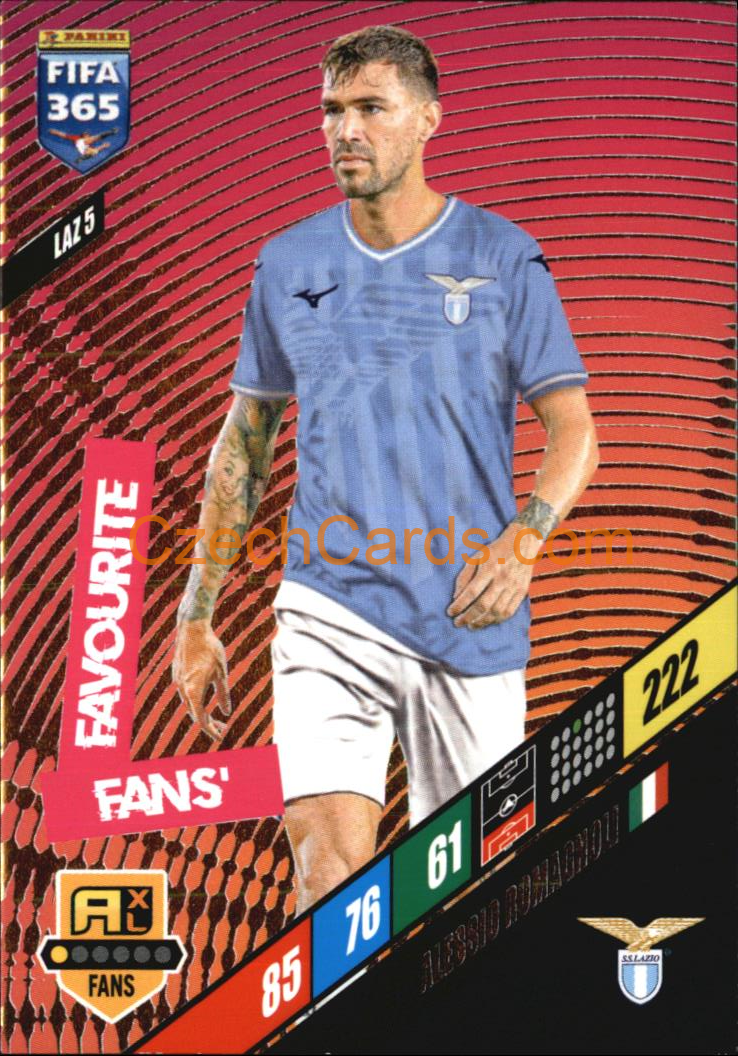 Alessio Romagnoli 2024 Panini FIFA 365  Adrenalyn XL Fans LAZ5