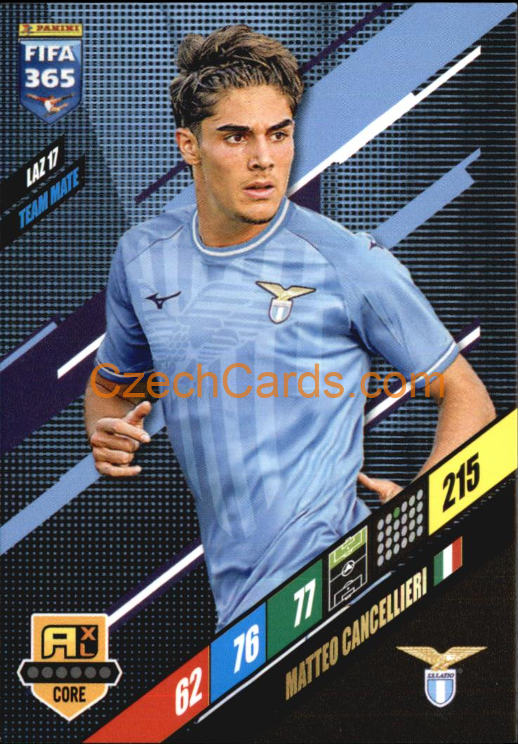 Matteo Cancelleri 2024 Panini FIFA 365  Adrenalyn XL LAZ17