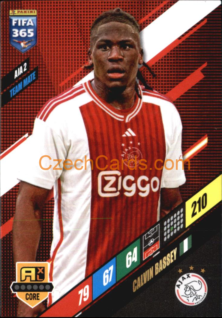 Calvin Bassey 2024 Panini FIFA 365  Adrenalyn XL AJA2