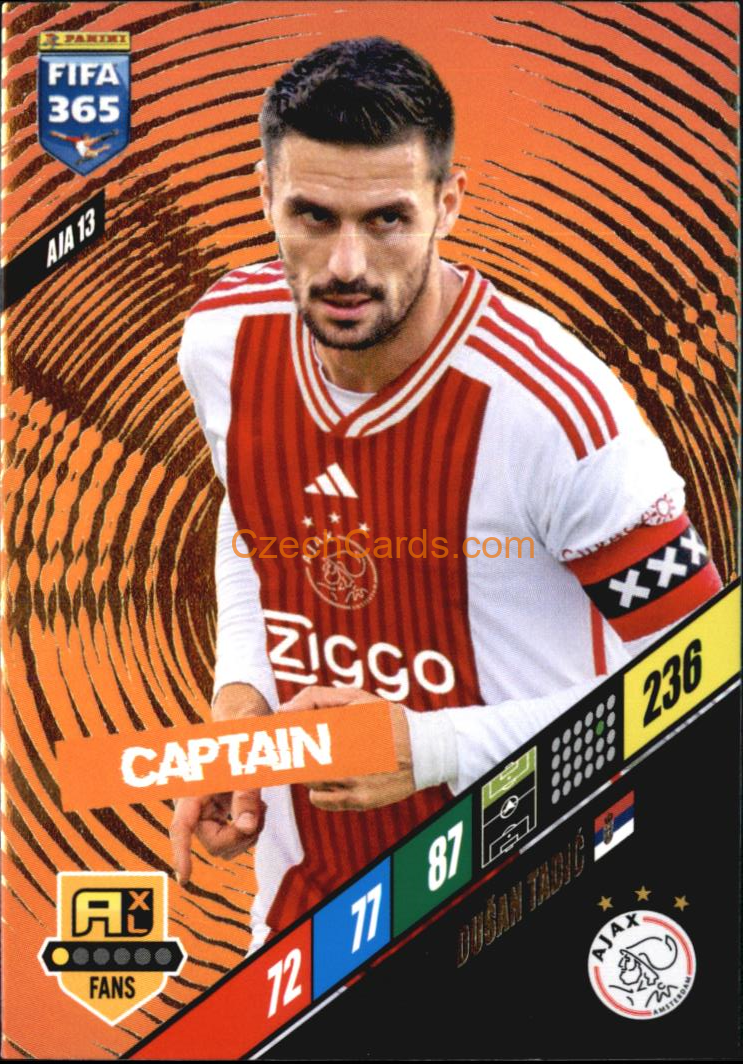 Dušan Tadić 2024 Panini FIFA 365  Adrenalyn XL Captain AJA13