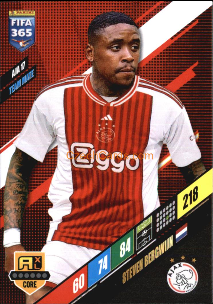 Steven Bergwijn 2024 Panini FIFA 365  Adrenalyn XL AJA17
